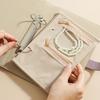 Travel Jewelry Case,Jewelry Organizer Box With Clear Zipper Velvet Jewelry Pouch Bag, Pu Leather Jewelry Case,Gift For Women 1Pc