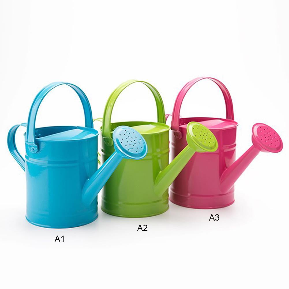 1.5L Metal Watering Can Iron Art Long Spout Water Can for Outdoor Garden Balcony Plants Green