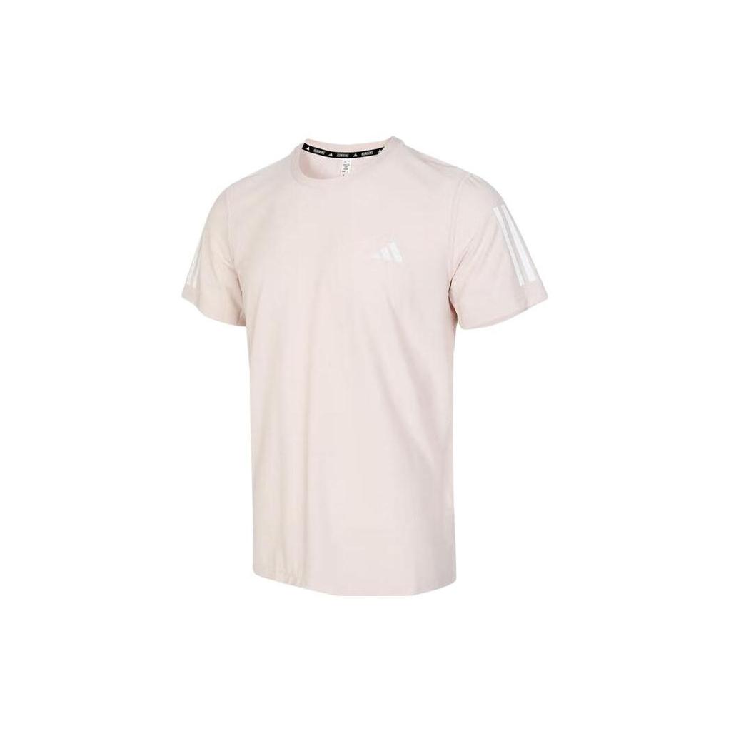 adidas Own the Run Tee Putty Mauve Men Streetwear IN1514