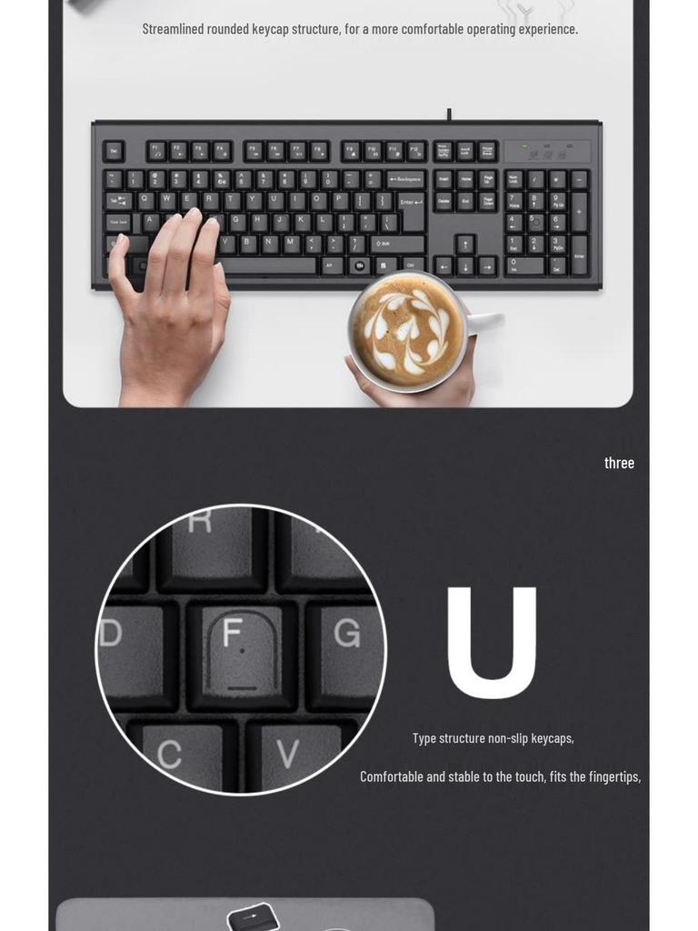 A4TECH WKM-1000 Wired Desktop/Laptop Keyboard