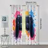 2pcs   Curtains&Drapes Vibrant Gamer Room Machine Washable (without Rod) Thermal Insulation   and Room Darkening Functions Perfect