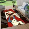 Super Mario2 Flannel Pattern Square Carpet,Area Rug,Carpet Rug for Living Room Bedroom Sofa Playroom Decor,Non-slip Floor Mat