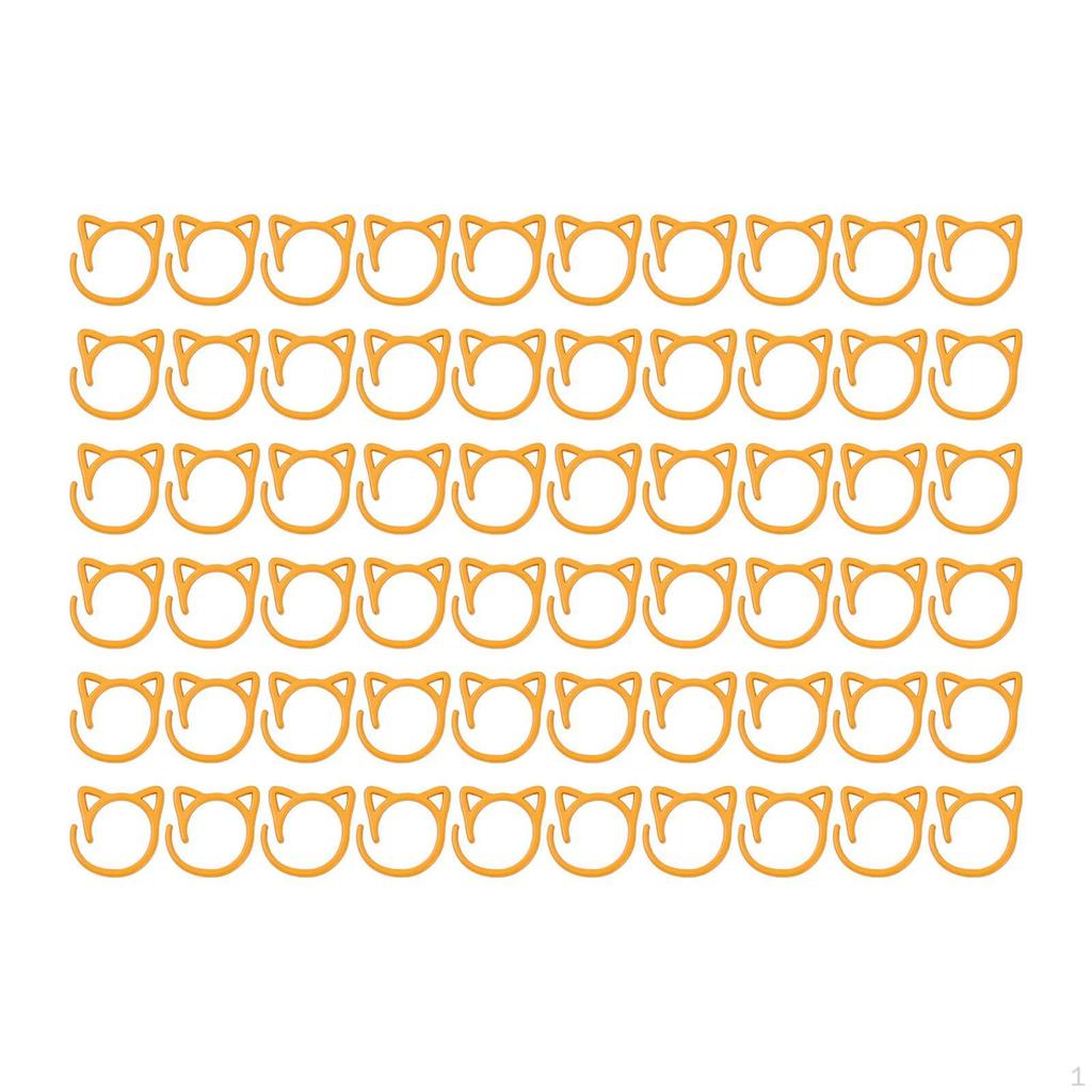 60 Pieces Crochet Stitch Markers Knitting Locking DIY Craft Portable Handmade Clips