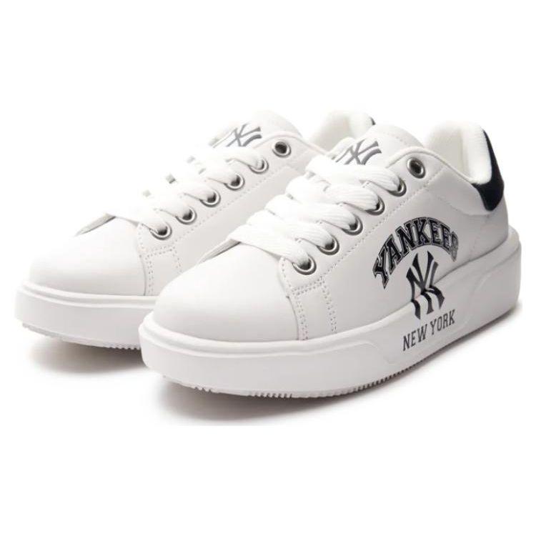 MLB Chunky Classic Varsity New York Yankees Trendy Versatile Comfortable Shock Absorbing Durable Low Top Sneakers Unisex sneakers 3ASXCCV3N-50BKS