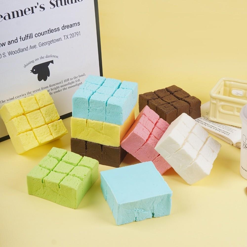 Wet And Soft Texture Simulation Bread Model Sticky Bag Slow Rebound Toast Toy  Prank Toy Use