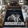 Juventus Customizable Name Floor Rug Office Rug Suitable for Bedrooms Hallway Dining Room Foyer Antislip Carpet Decorate Offices Spiritual Gift