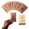 78 Classic Waterproof Tarot Cards with Guide Book with Meanings on Them for Beginners & Experienced Practitioners