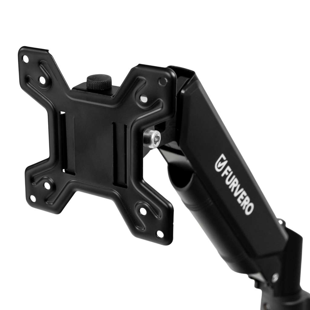 FURVERO HK001 bildskärmsfäste 1 x arm, gasfjäder, svart N