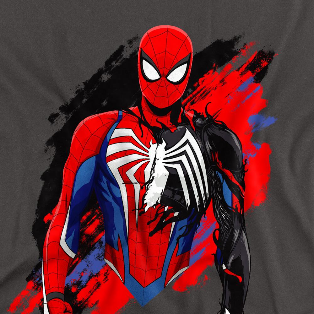 Spider-Man 2 Unisex Erwachsener Gamerverse Symbionten T-Shirt