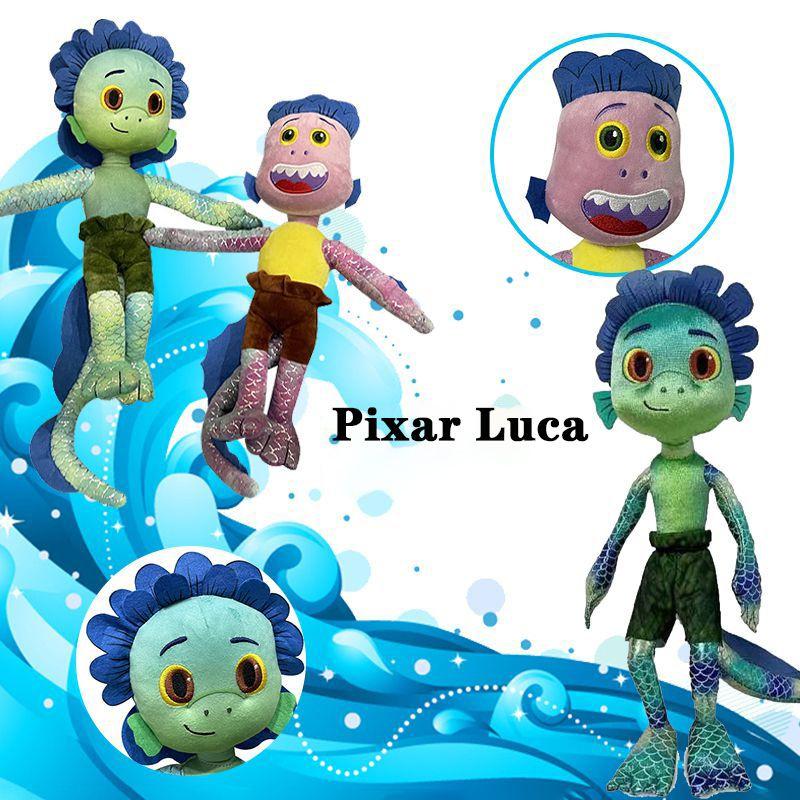 Luca Plush Pixar Toys Alberto Stuffed Dolls Soft Plushie Kids Children Gift