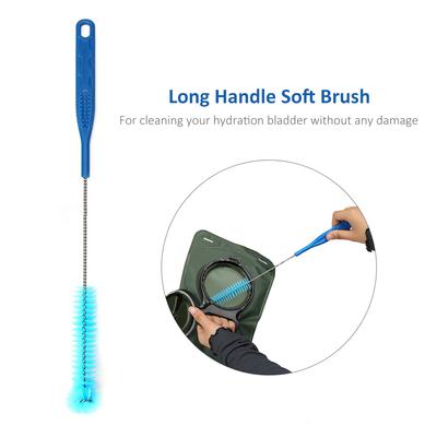 4 in 1 Wasserbeutel Reinigungsset Universelles Wasserreservoir Reinigungsset Flexible Lange Bürste für Schlauch Kleine Bürste für Mundstück