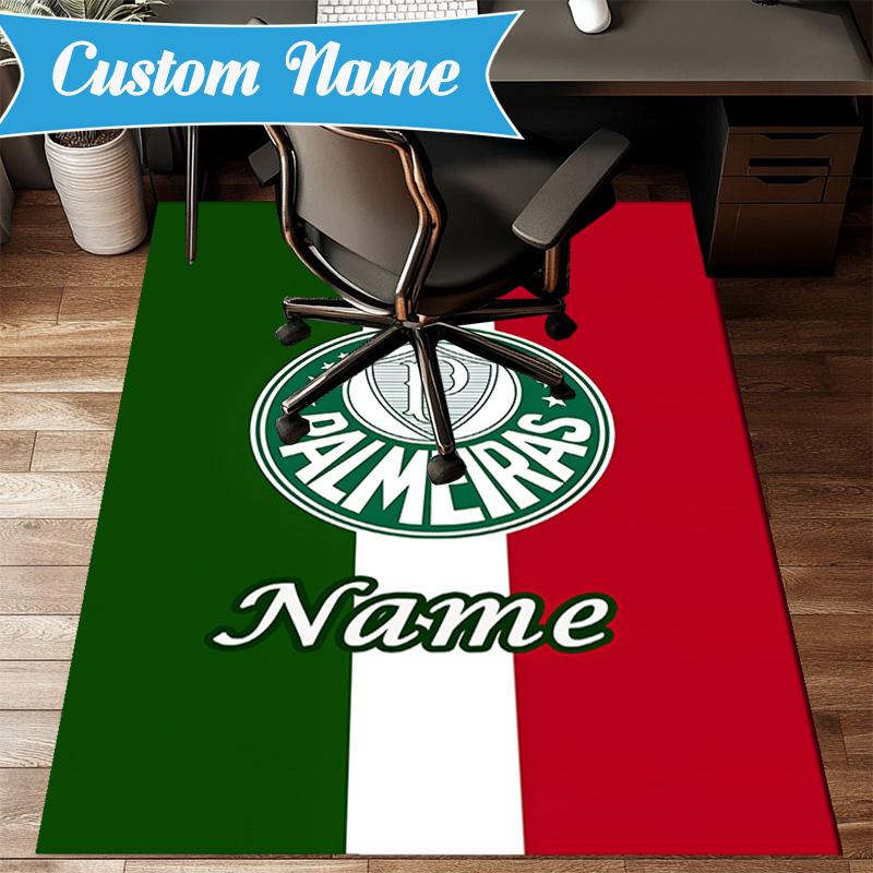 Custom Name Palm Beach Paradise Rug Game Carpet, Floor Mat for Bedroom Living Room Entryway Rug, Home Decor Idea Gift for Christmas birthday