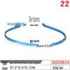 Unisex Invisible Sports Iron Headband - Korean Style Wave Hair Clip.