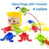 12 Jumping Frogs: Nostalgic Non-toxic Educational Toy for Children