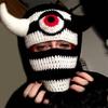 Halloween Cosplay Horn Balaclava Hats Balaclava Winter Knitted Hats Headgear