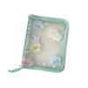 Multifunctional Cartoon Zippered Clear Photo Album Shell Card Organizers Binder Cover For 3Inch Trading Card Collector