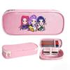 K-pop Demon Hunter Girl Group Pencil Case - Korean Style, Multifunctional Oxford Cloth Stationery Box for Students.