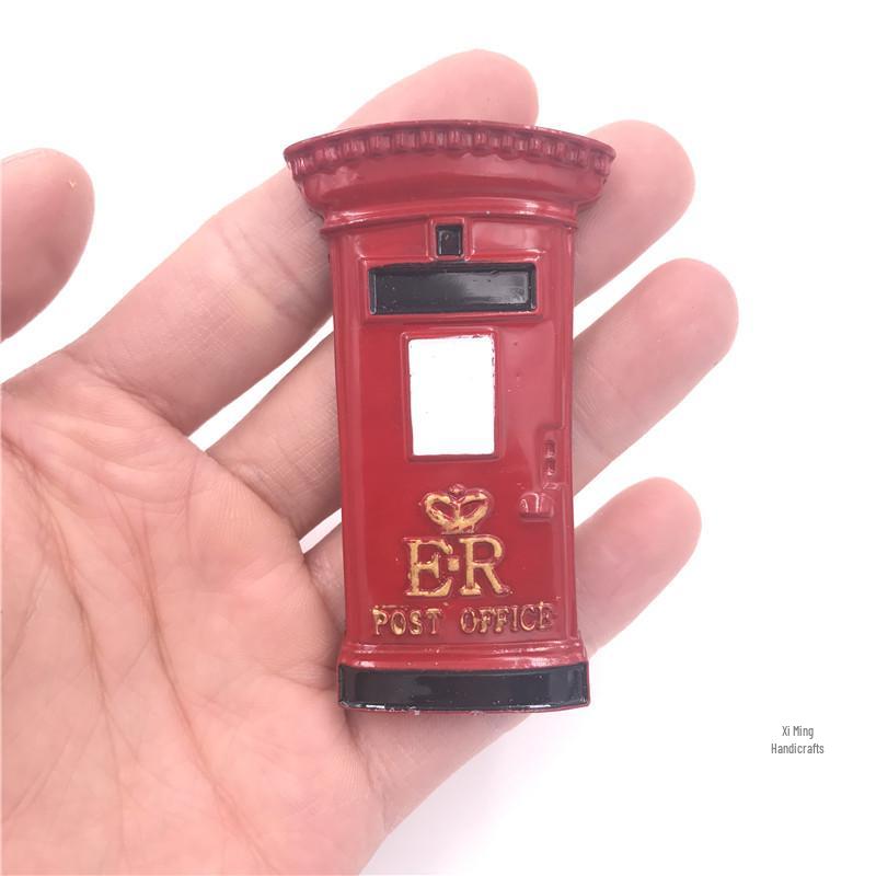 3D Metal Fridge Magnet: USA, England, Italy, Madrid, Dubai, Belgium, India, Israel - High-End Commemorative Collection