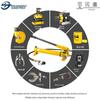 Hydraulic Manual Oil Booster Pump CP-700-2 with Pressure Gauge