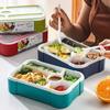 Picknick-Salat-Lunchbox Mikrowellengeeignet Studenten-Sandwich Versiegelte Lunchbox Bento-Box Kinder-Lunchbox Haushalts-Meal-Prep-Behälter