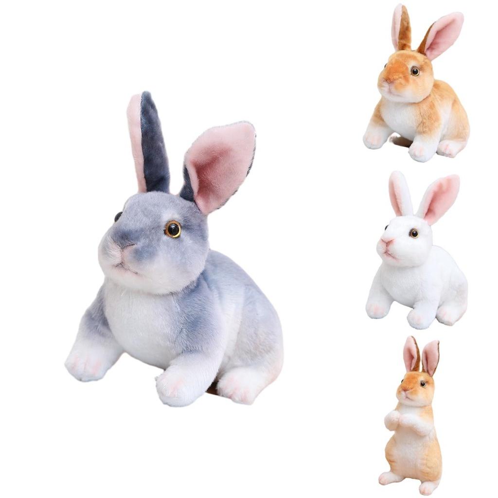 Cute Rabbit Plush Toy Decoration Props Standing Pose Wholesale