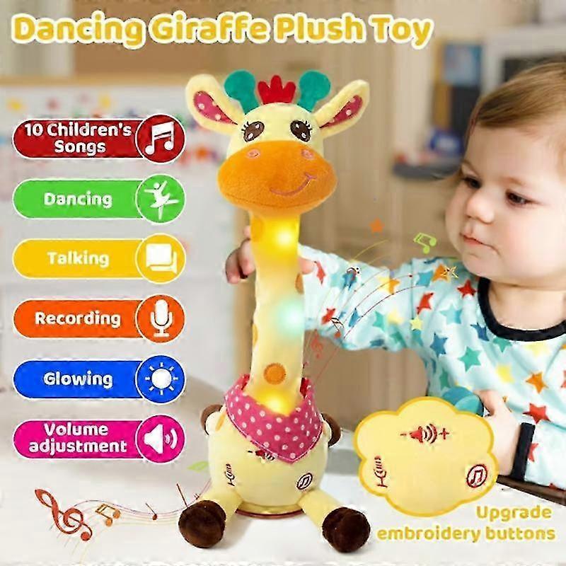 Talking Dancing Musical Giraffe Plush Toy