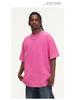 European Stone-Washed Tie-Dye Distressed Heavyweight Cotton Oversized Men’s T-Shirt, 230g, Snow Wash, Short Sleeve