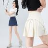 High Waist Sports Short Skirt Women's Loose Five-point Pants Tennis Skirt Short Yoga Clothes Skirt Pleated Skirt Summer Anti-light