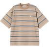 SS26 S/S Zane T-Shirt All Over Striped Casual Loose Short Sleeve T-Shirt Unisex Tops I036186-3KZ-XX