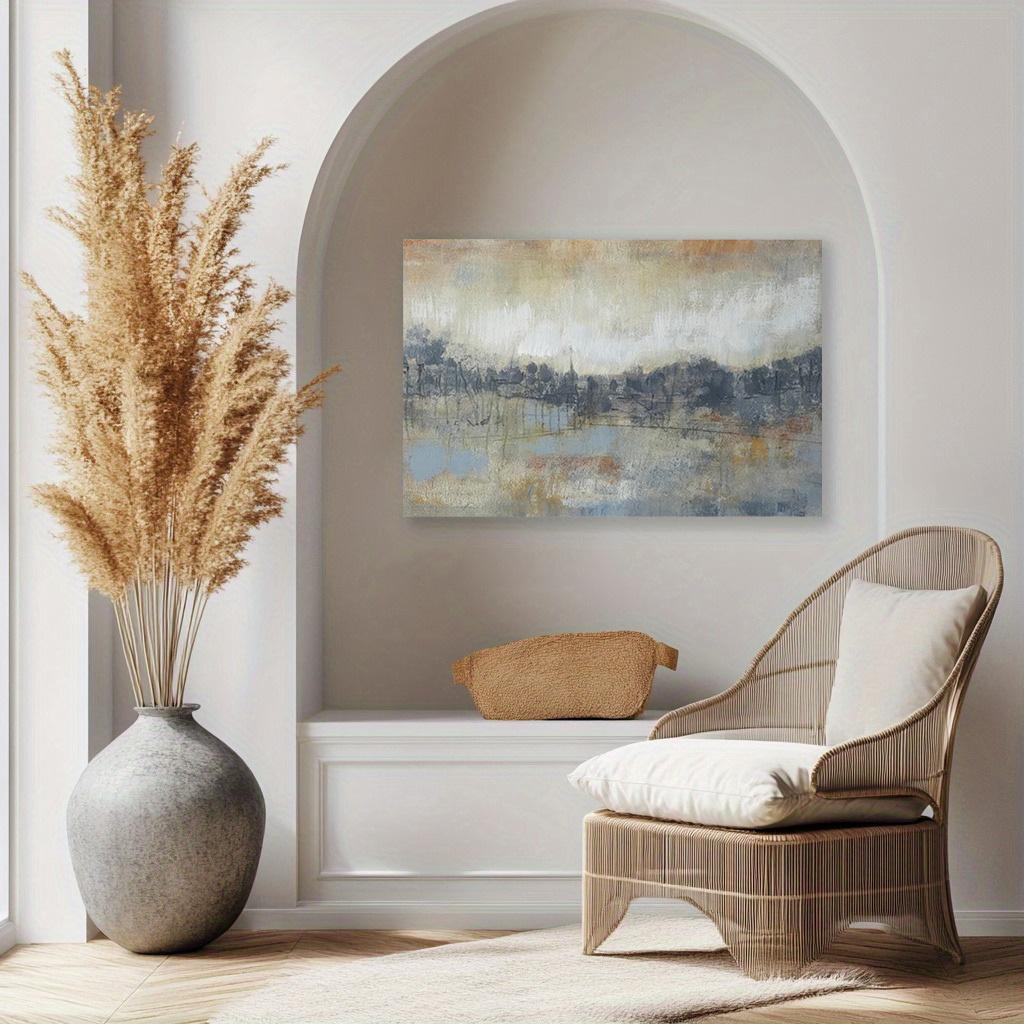 Arte murale su tela - Qualità premium per la decorazione di casa e ufficio, perfetta per la decorazione della stanza Cool Grey Horizon I' Canvas Art