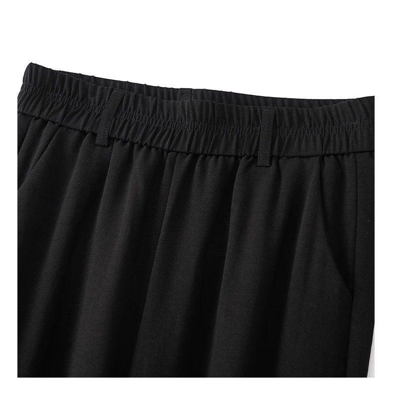 Ice Silk Cotton-Linen Women's High-Waisted Wide-Leg Summer Pants - New 2026 Figure-Flattering Loose Fit
