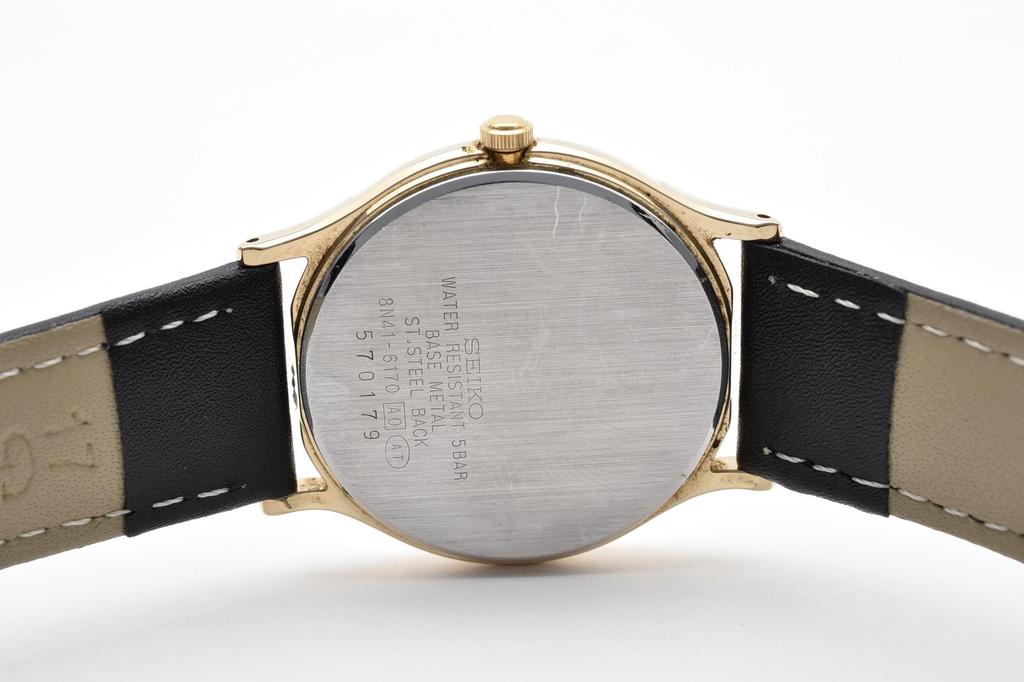 Used SEIKO SpiritWatches Gold Plated unisex beigeDial