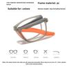 Portable Folding Photochromic Presbyopia Glasses Anti-blue Light HD Ultra-Lightweight Business Reading Glasses Diopter 0 To +4.0