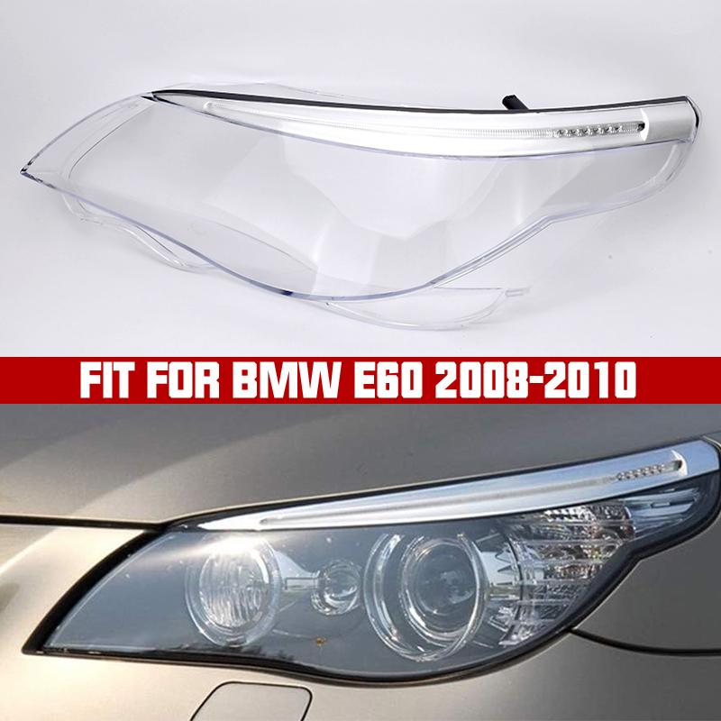 For BMW serie 5 E60 2008 2009 2010 Car Headlight Cover cap Headlamp Shade Head Lamp headlight lamp cover fit bmw accessories