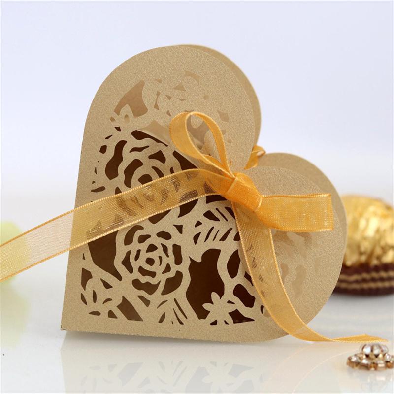 50 Stück Schmetterlings-Geschenkboxen Mit Bändern – 5x5x8 Cm | Für Hochzeit, Geburtstag, Party & Süßigkeiten