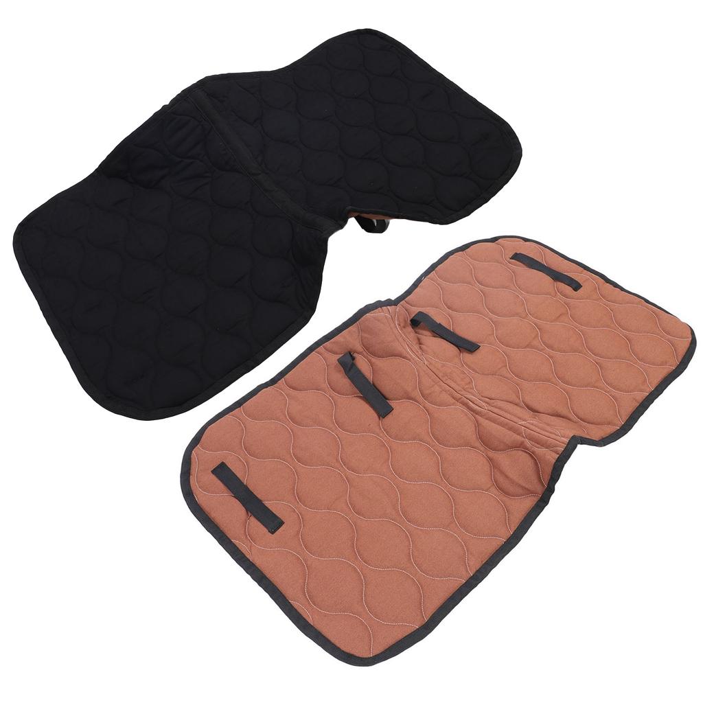 ABRASING Proof Horse Saddle Pad, PU Lther Horse Saddle with Strong Brthability 42.13x25.59in