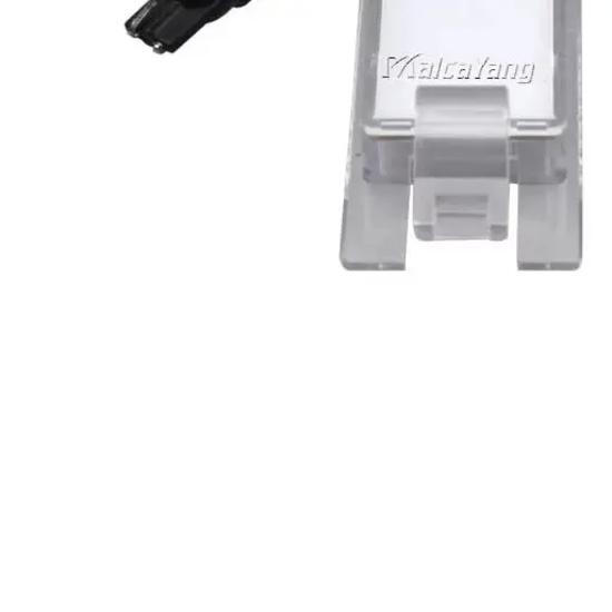 White Led License Number Plate Light 2PCS For Fiat Grande Punto Evo Van Pratico Brava Bravo Cinquecento Croma Doblo Linea Marea