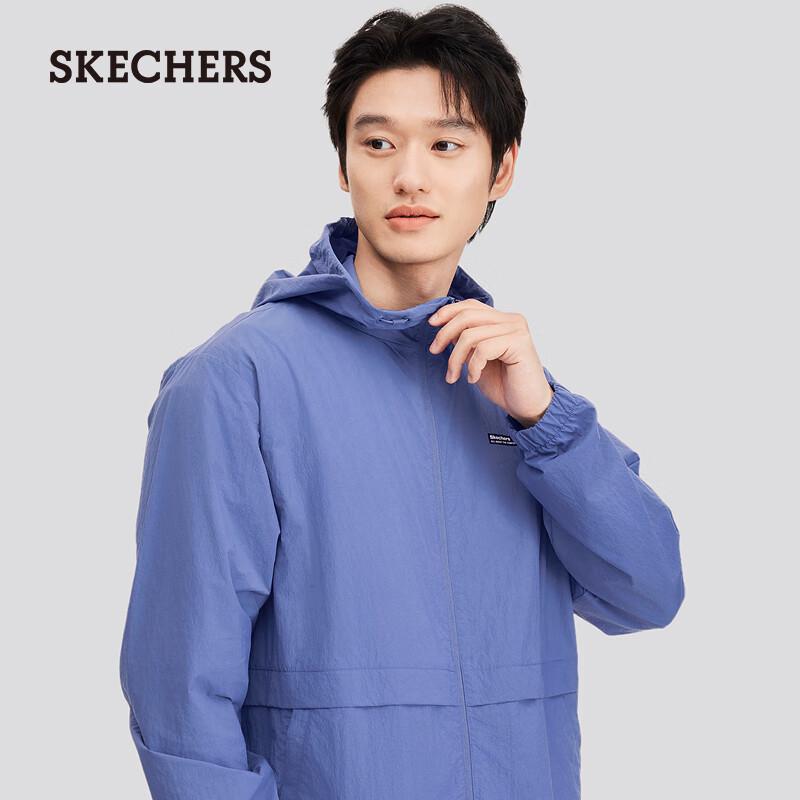 Skechers Men s Woven Hooded Jacket L225M112 L