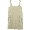 unused ZARA No sleeve Jumper skirt L beige Women Used