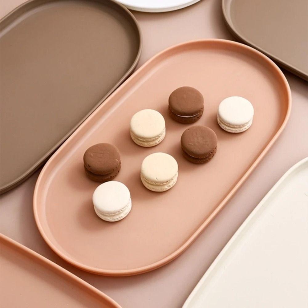 Stackable Dessert Tray Oval Dish Plate Kitchen Organizer Storage Tray  Wedding Party