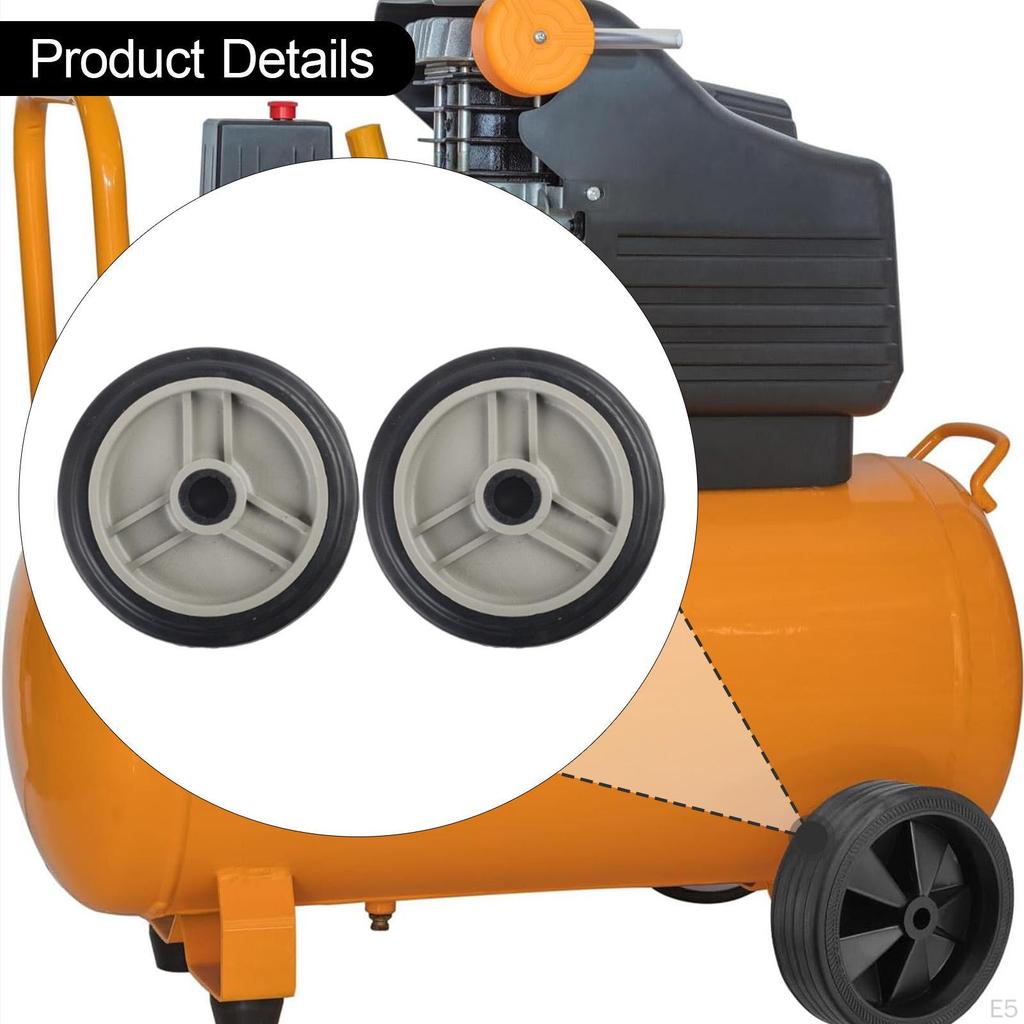 2 Air Compressor Wheels for Replacement and Transportation Needs