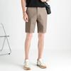 Men's White Summer Suit Shorts - Trendy, Loose, Iron-Free Hong Kong Style 5-Point Casual Pants