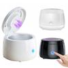 Ultrasonic Retainer Cleaner UV Denture Cleaning Dome Dental Retainer Cleaner Machine for Night Guards Braces Aligner Toothbrush Jewelry