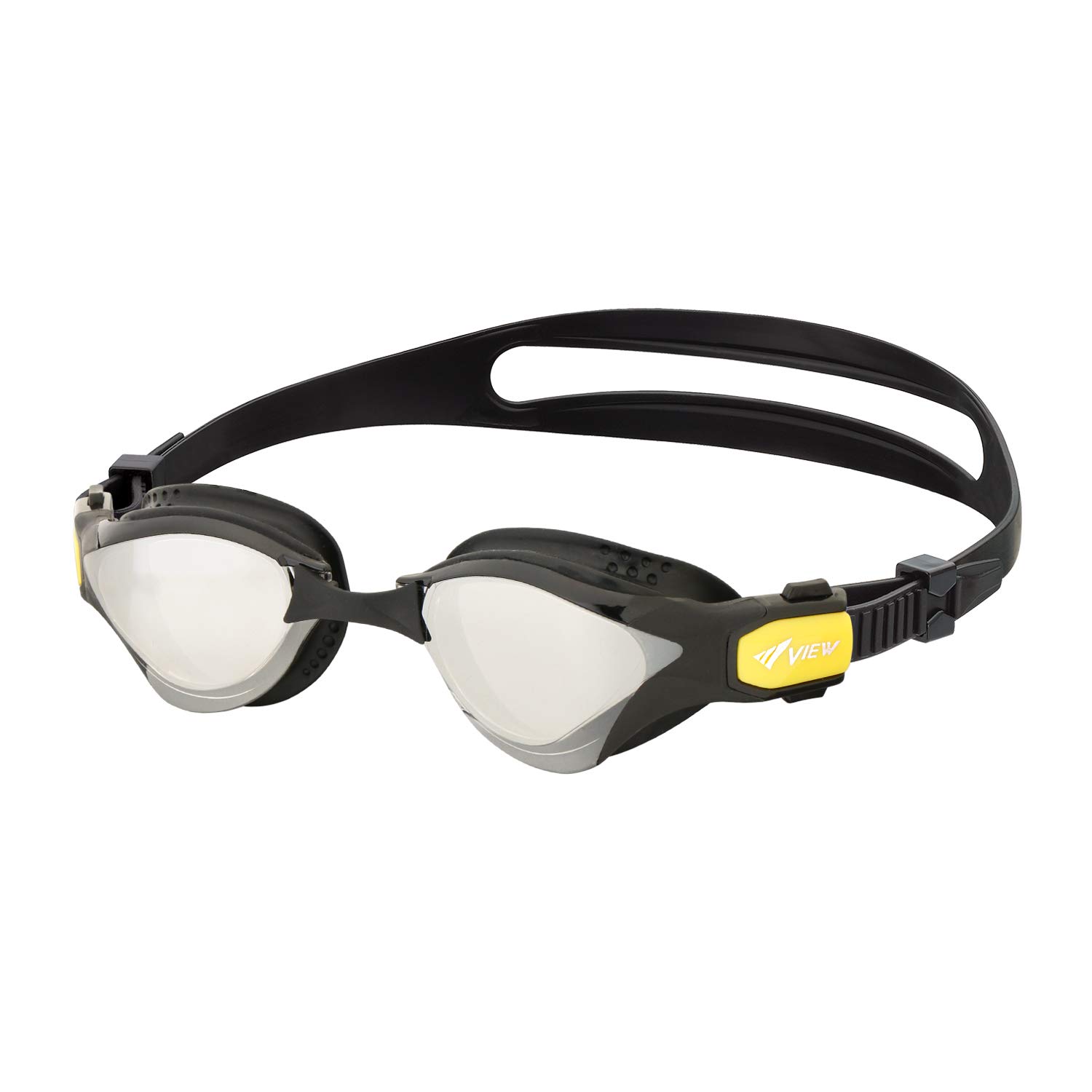 

View V2000SAM CBDY DELFINA Swimming Made in for Outdoor Mirrored Racing Goggles with Fina and SWIPE Function Goggles, Japan, Triathlons, Cushion,