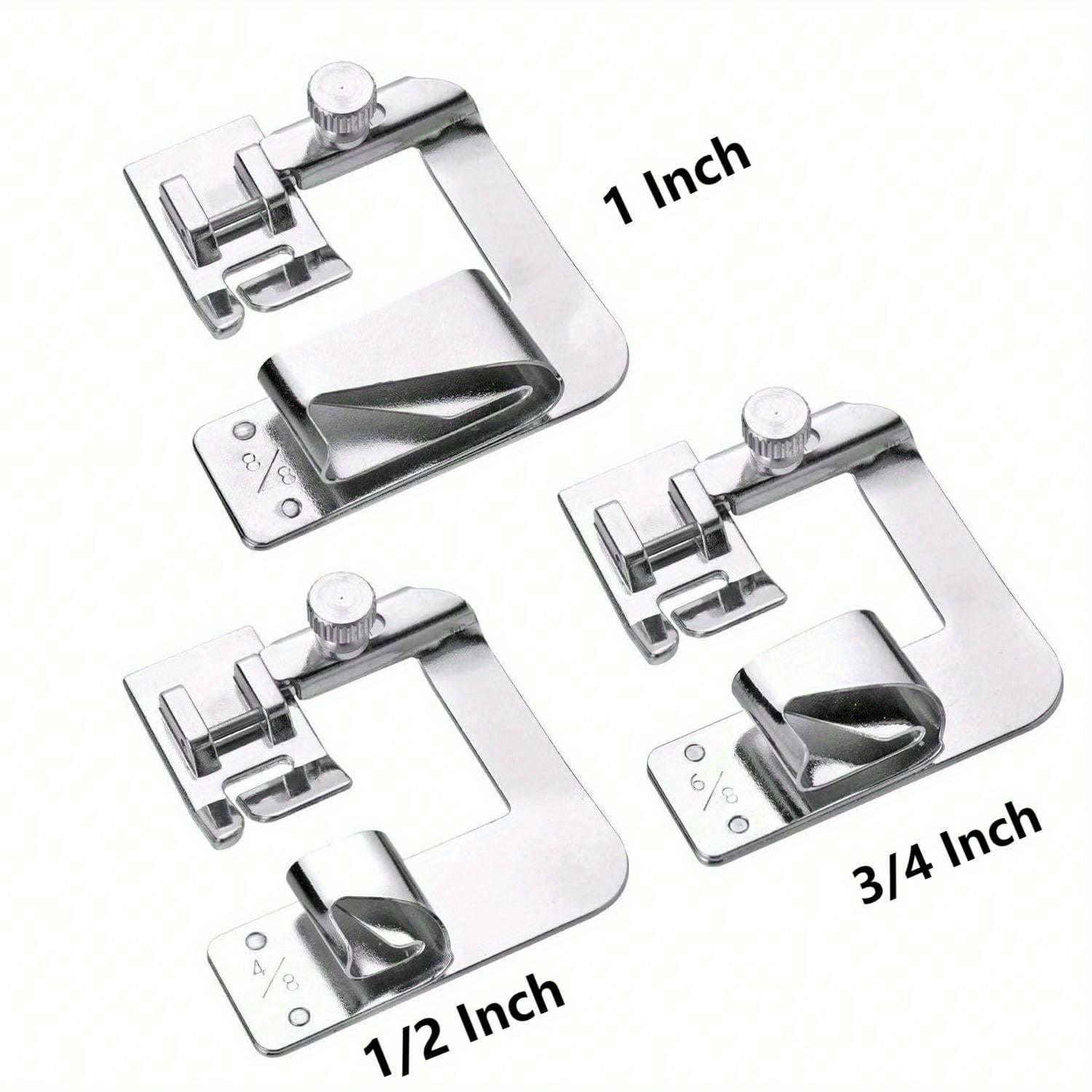 

3 шт. Широкая подрубочная лапка с подгибом, прижимная лапка для швейной машины, лапка-подрубник, лапка для швейной машины с низким хвостовиком для Brother Singer 3pcs