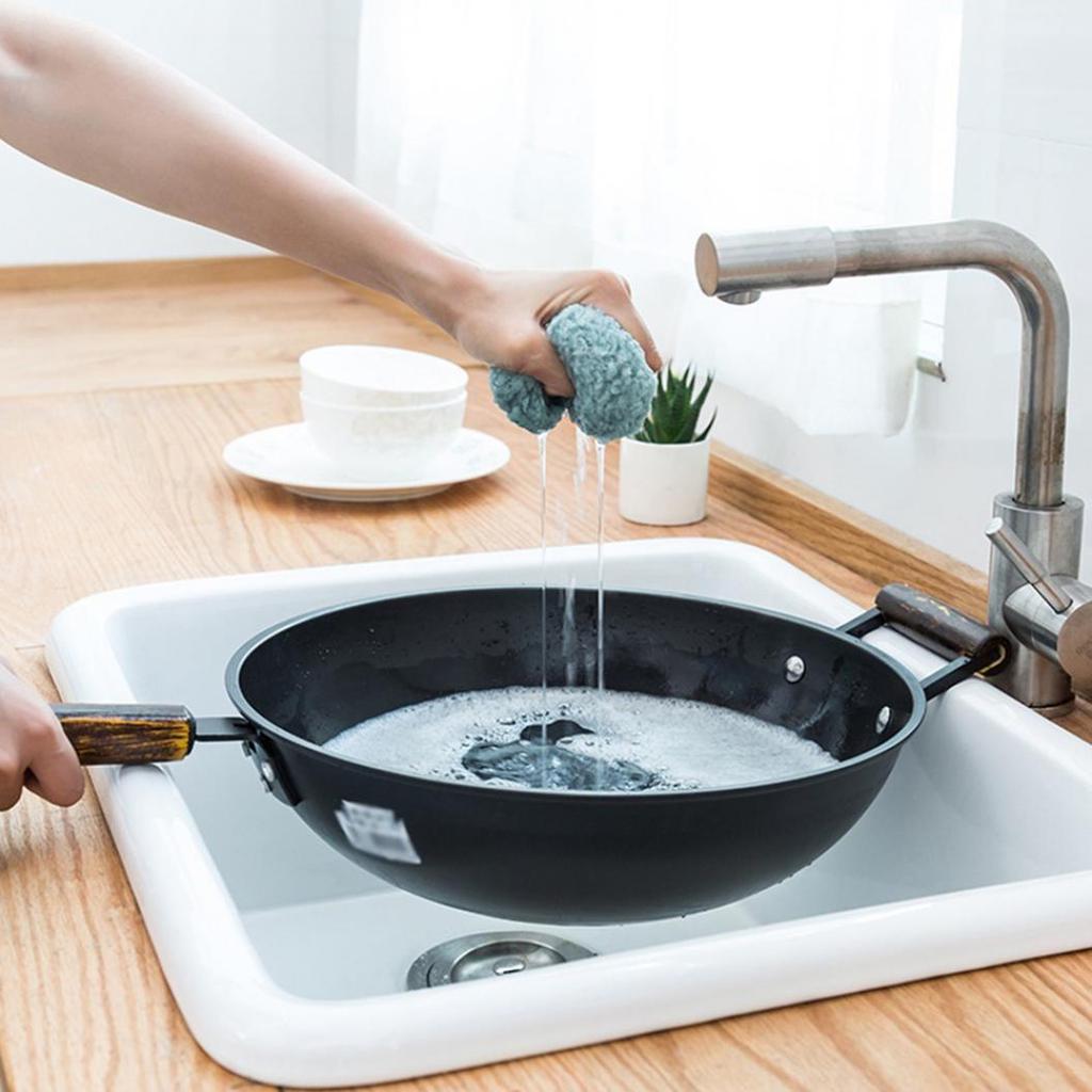 Absorbent Dish Cloth Tableware Non-stick Cleaning Towel Kitchen Tool Gadgets