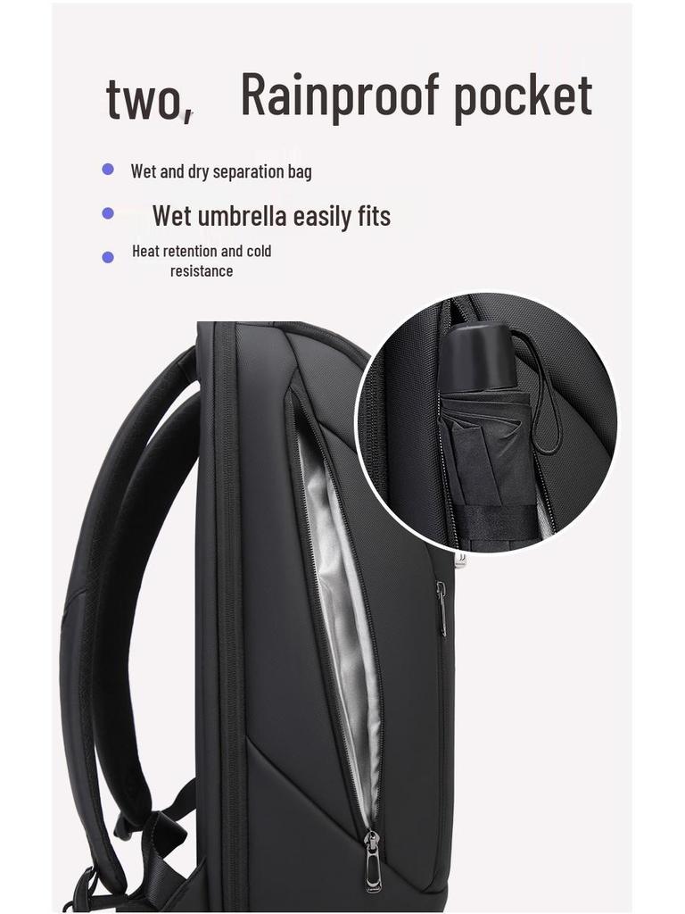 BANGE Men's Large Capacity Korean Business Travel Backpack