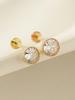 Minimalpiercing 14K Internal Simple Round Labret Piercing