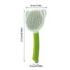 Cat Brushes For Indoor Cats Cat Slicker Brush Self Cleaning One-Click Cleaning Cat Brush For Long Or Short Haired Cats Cat Comb