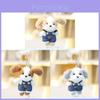 Plush Teddy Dog Keychain With Polyester Fiber Filling For Girls Gift Decor